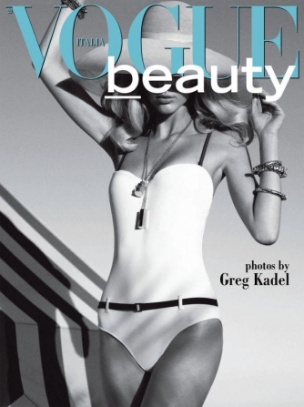 Beautiful Model Michaela Kocianova Modeling For The Cover Of Vogue Italy Photographed By Greg Kadel For Vogue Italia Editorials