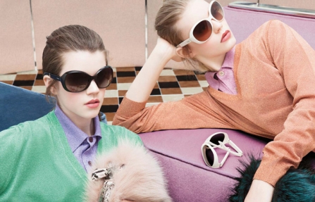 House Of Prada Advertising And Ad Campaigns Featuring Beautiful Prada Models And Beautiful Black Prada Eyewear And White Prada Sunglasses For High Fashion Ads