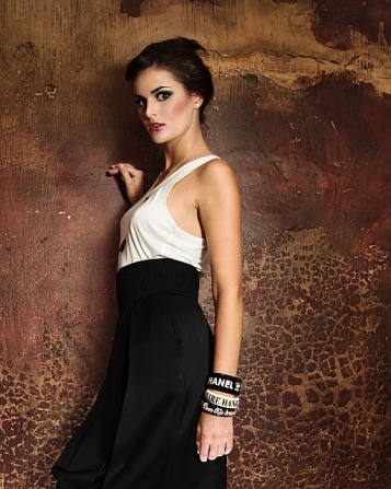 Beautiful Zarzar Models Genevieve Ruch Modeling In San Diego Wearing Chanel Accessories For Her High Fashion Photo Shoot In Southern California