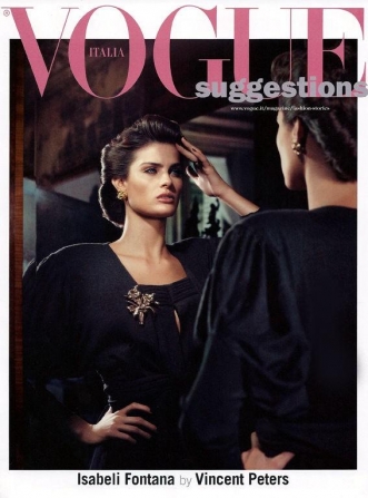 Beautiful Model Isabeli Fontana Modeling For The Cover Of Vogue Italy Photographed By Vincent Peters For Vogue Italia Editorials