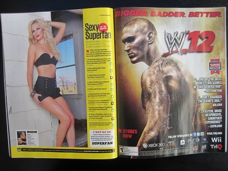 Beautiful Stunning Blonde Model Hannah Flattery Modeling For World Wrestling Entertainment As The Superfan Model Of The Month For The Holiday 2011 Christmas Issue Model Selected By Zarzar Modeling Agency